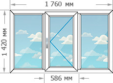 Цены на окно 1760х1420 в доме серии КОПЭ